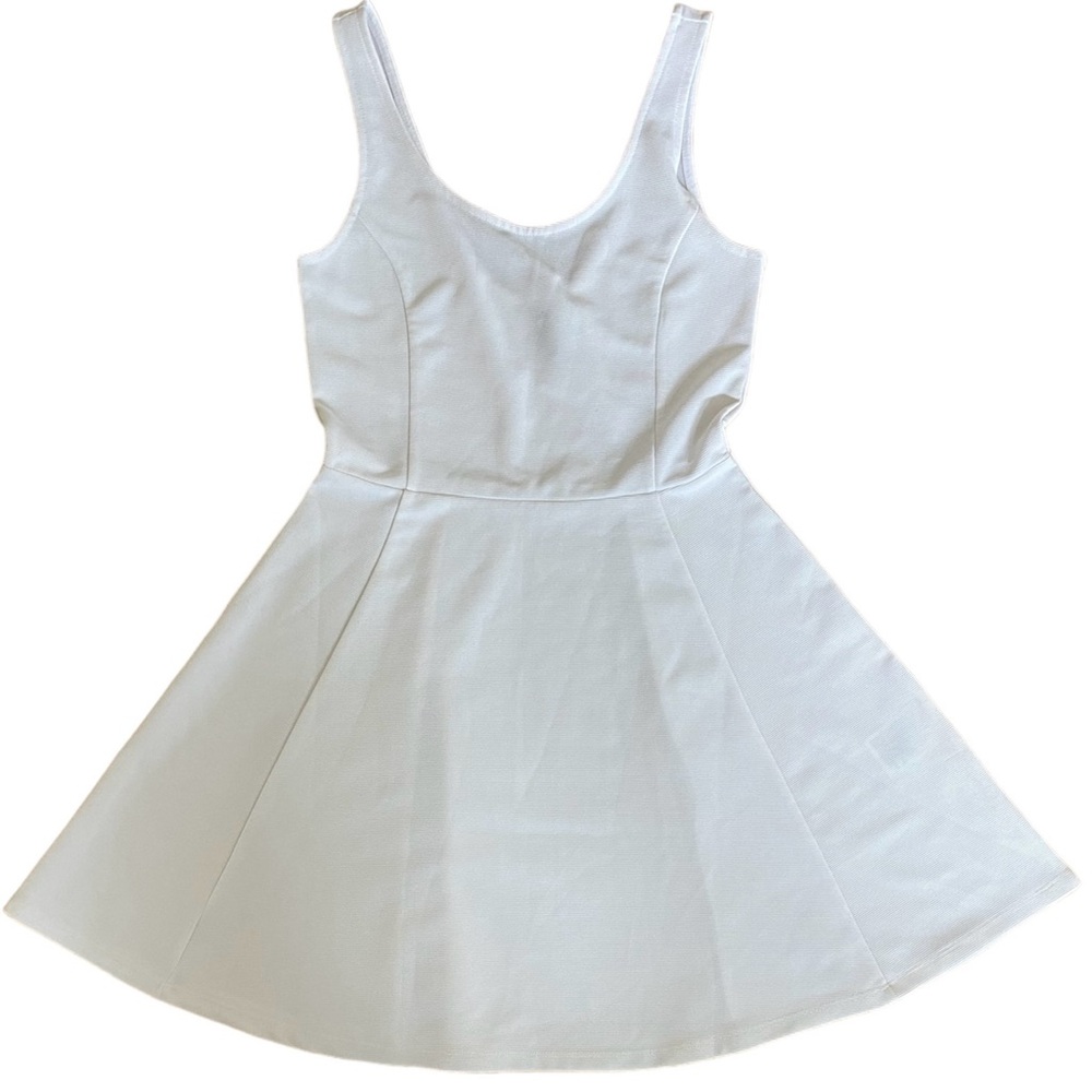 H&M DIVDCD White Mini Dress Size 6